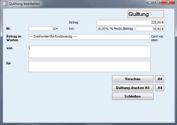 KASSENBUCH: Kassenbuch, Kassensoftware, Downlaod Programm Kasse, Kassenprogramm